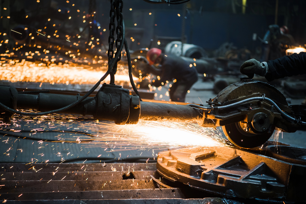 steel cutting slag
